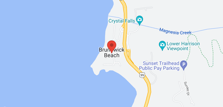 map of 27 BRUNSWICK BEACH ROAD